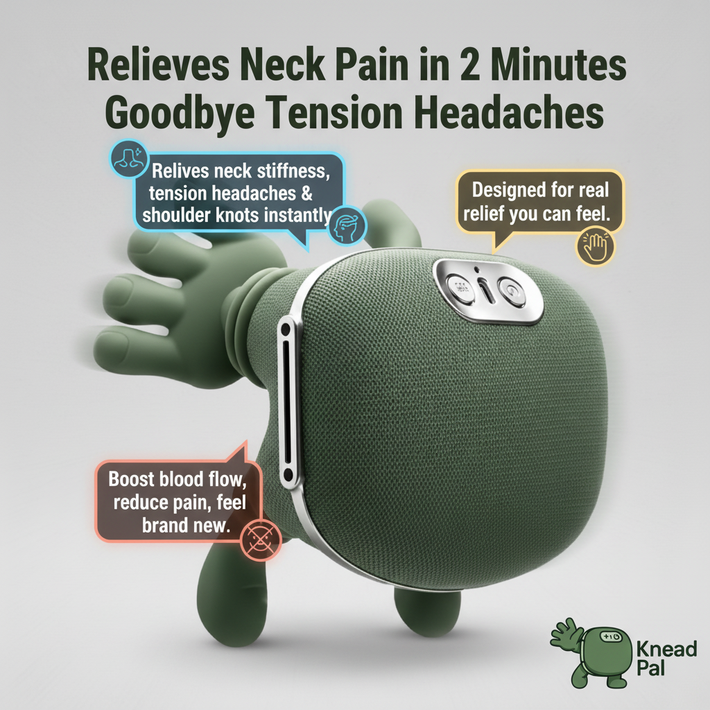 KneadPal™ - Deep Relief Neck & Shoulder Massager